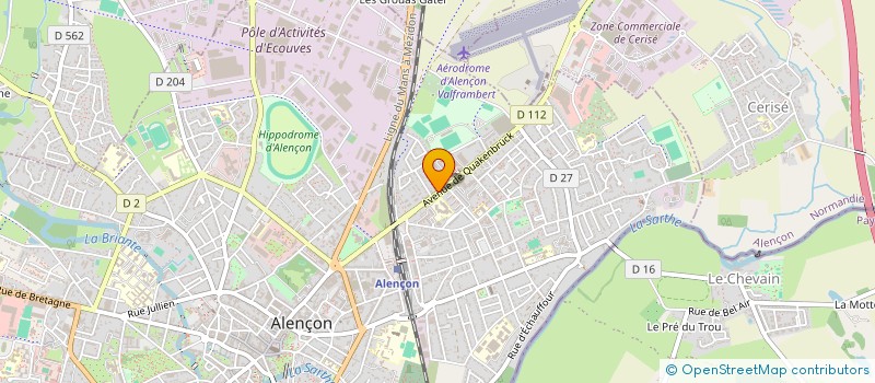 localisation de l'entreprise MONSIEUR AMY GESLAIN  ALENCON