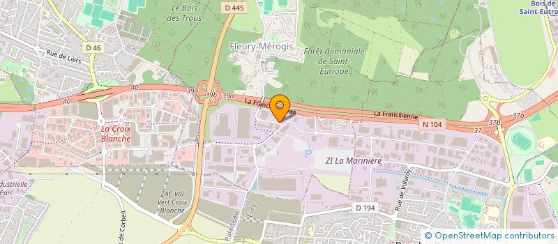 localisation de l'entreprise MONSIEUR AMYAS FERTAS à FLEURY-MEROGIS