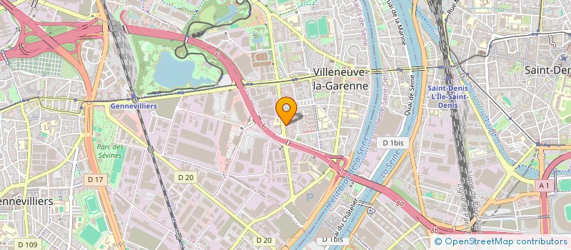 localisation de l'entreprise MONSIEUR AMZA KHOUS  VILLENEUVE-LA-GARENNE