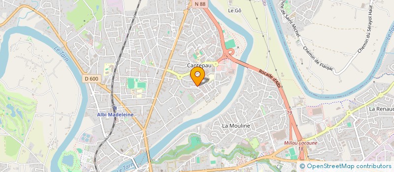 localisation de l'entreprise MONSIEUR AMZA NODJINDOROUM à ALBI