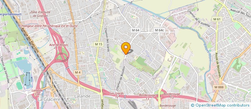 localisation de l'entreprise MONSIEUR AMZAD HOSSAIN  LAUNAGUET