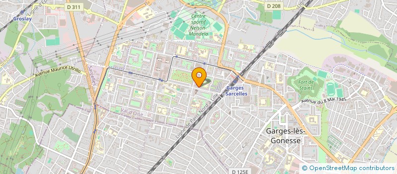 localisation de l'entreprise MONSIEUR ANA AHMED  SARCELLES