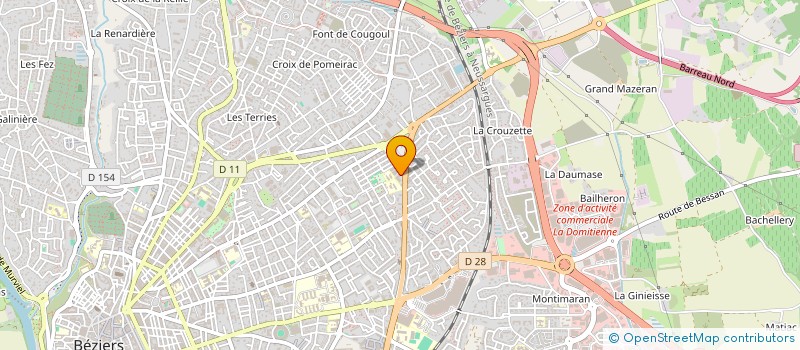 localisation de l'entreprise MONSIEUR ANACE BERRAHMA à BEZIERS
