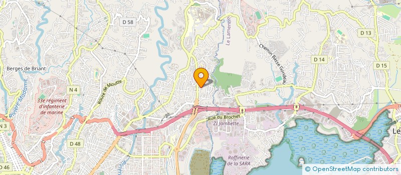 localisation de l'entreprise MONSIEUR ANACISSE LIBERT  FORT-DE-FRANCE