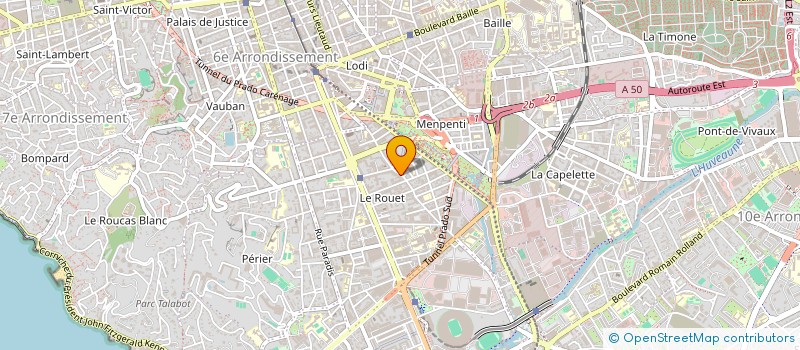 localisation de l'entreprise MONSIEUR ANACLET FUTA  MARSEILLE