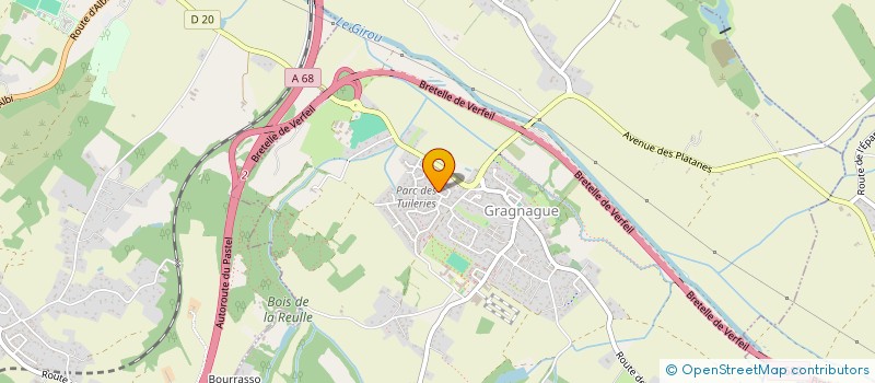 localisation de l'entreprise MONSIEUR ANAEL ALONSO  GRAGNAGUE