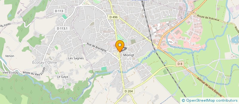 localisation de l'entreprise MONSIEUR ANAEL ARNAUD  MONTBRISON