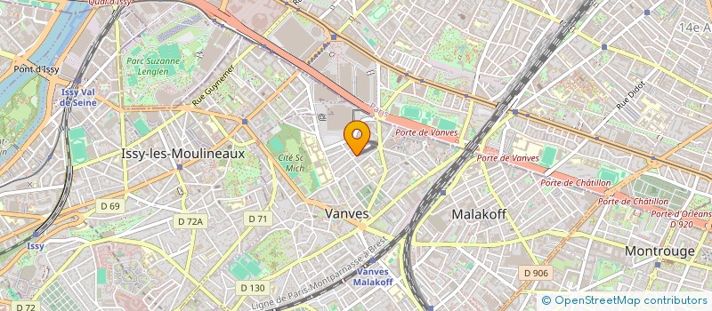 localisation de l'entreprise MONSIEUR ANAEL BOUIN  VANVES