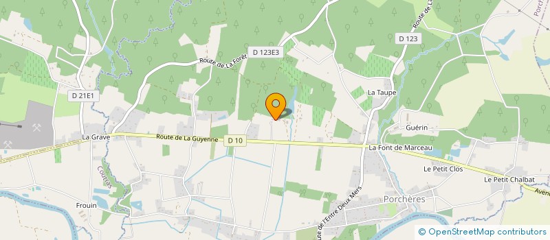 localisation de l'entreprise MONSIEUR ANAEL DENOS-PAYAN  PORCHERES