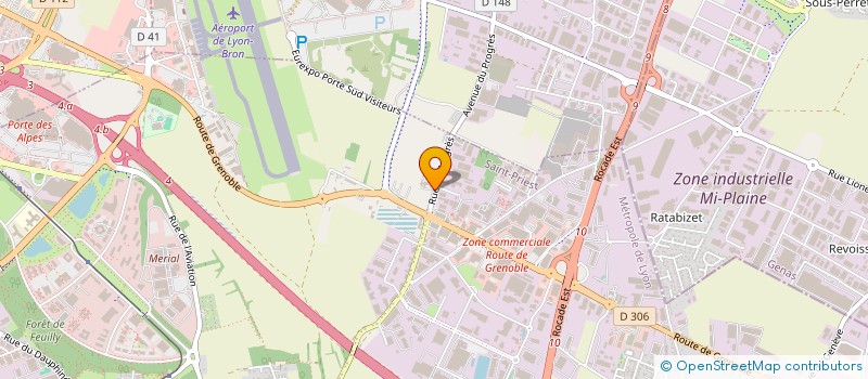 localisation de l'entreprise MONSIEUR ANAEL GARROS  SAINT-PRIEST