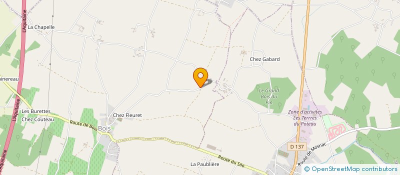 localisation de l'entreprise MONSIEUR ANAEL GERGOUIL  BOIS
