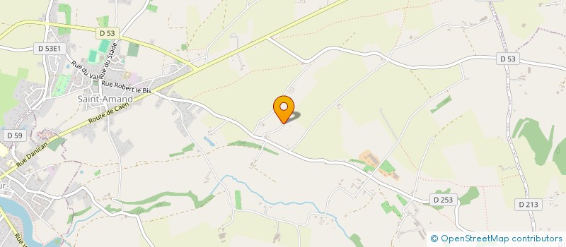 localisation de l'entreprise MONSIEUR ANAEL JEANNE  SAINT-AMAND-VILLAGES