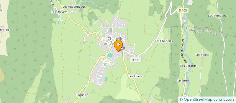 localisation de l'entreprise MONSIEUR ANAEL LECOMTE à CHAPELLE-EN-VERCORS (LA)