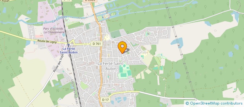 localisation de l'entreprise MONSIEUR ANAEL MORLE  LA FERTE-SAINT-AUBIN