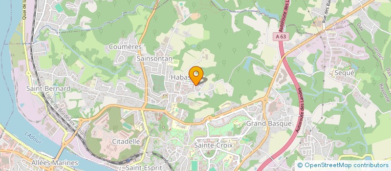 localisation de l'entreprise MONSIEUR ANAEL MOTAIS  BAYONNE