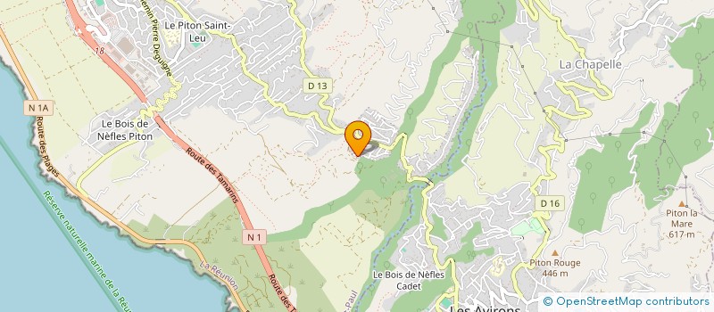 localisation de l'entreprise MONSIEUR ANAEL NATIVEL  SAINT-LEU