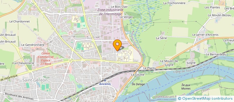 localisation de l'entreprise MONSIEUR ANAEL SUTEAU  ANCENIS-SAINT-GEREON