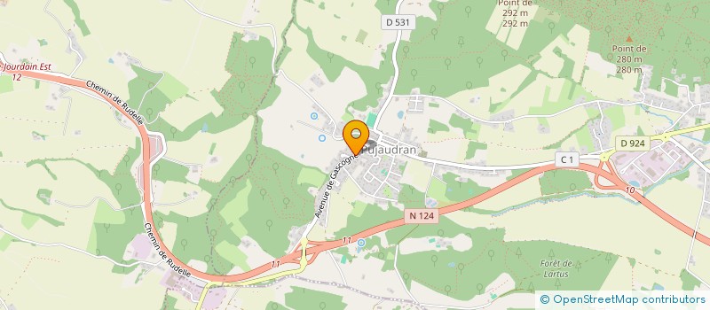 localisation de l'entreprise MONSIEUR ANAEL TUNIDIS  PUJAUDRAN