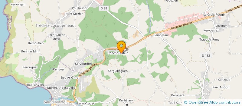 localisation de l'entreprise MONSIEUR ANAEL WACK  PLOUMILLIAU