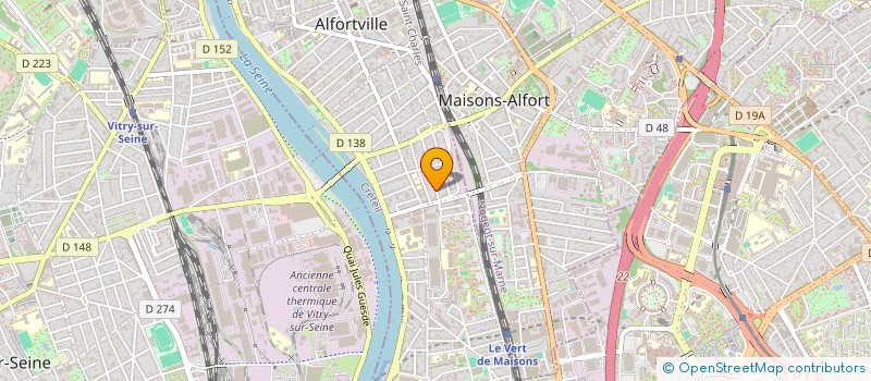 localisation de l'entreprise MONSIEUR ANAHIDE MAZMANIAN à ALFORTVILLE