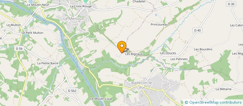 localisation de l'entreprise MONSIEUR ANAIS GUION à LE MENOUX