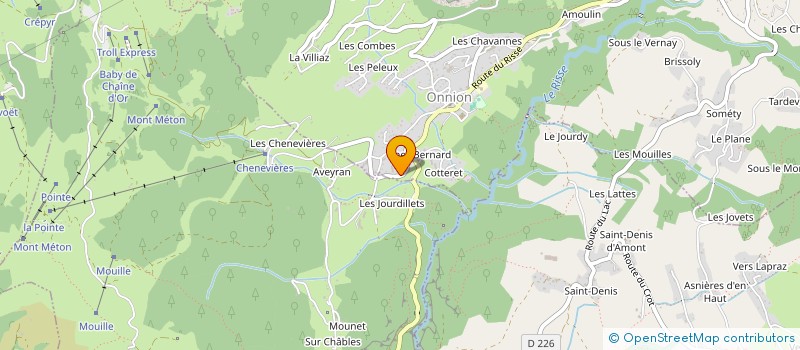 localisation de l'entreprise MONSIEUR ANAIS PRESTAVOINE  ONNION