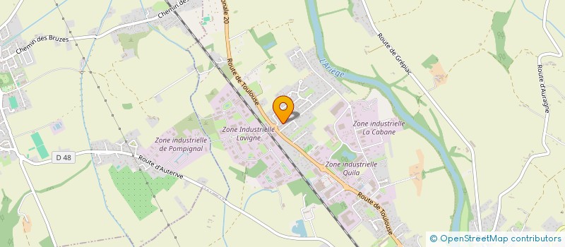 localisation de l'entreprise MONSIEUR ANAIS REMONDIN  AUTERIVE