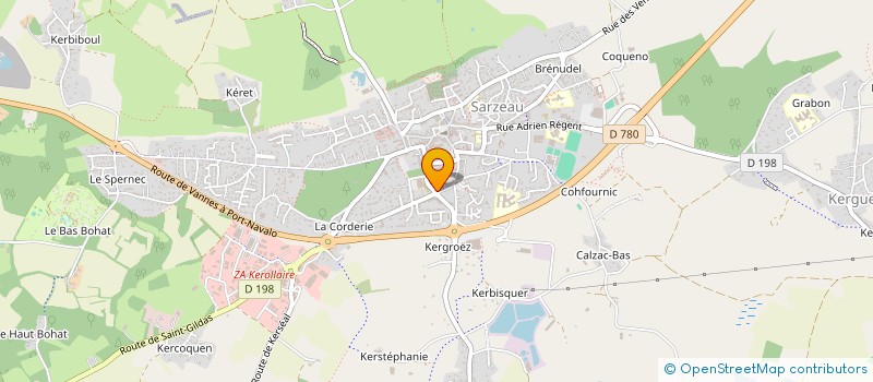 localisation de l'entreprise MONSIEUR ANAIS WERNER  SARZEAU