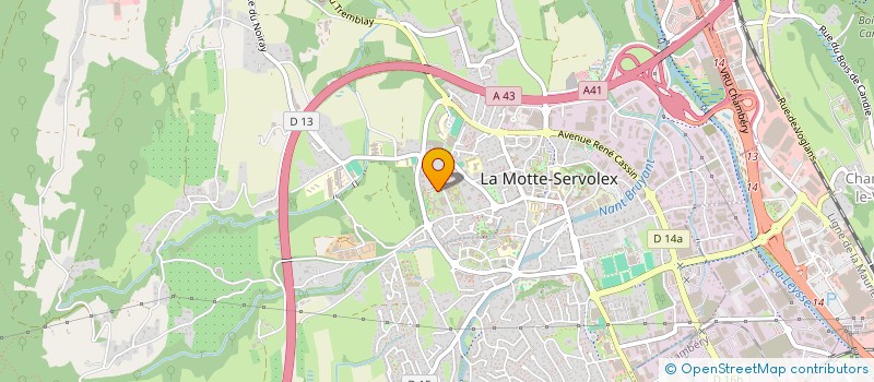 localisation de l'entreprise MONSIEUR ANAKIN DELEVAUX  LA MOTTE-SERVOLEX