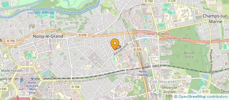 localisation de l'entreprise MONSIEUR ANAL AMMANICHANADA AJITH  NOISY-LE-GRAND