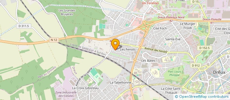 localisation de l'entreprise MONSIEUR ANALDINO SANCHES GONCALVES à DREUX