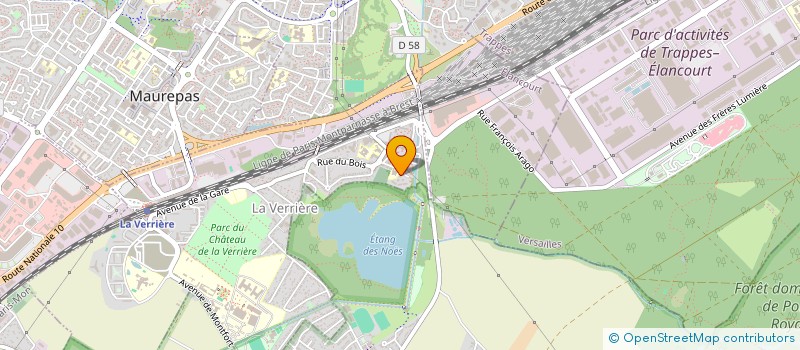 localisation de l'entreprise MONSIEUR ANAND TIROU  LA VERRIERE