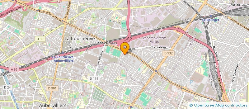 localisation de l'entreprise MONSIEUR ANANDA BARUA à LA COURNEUVE