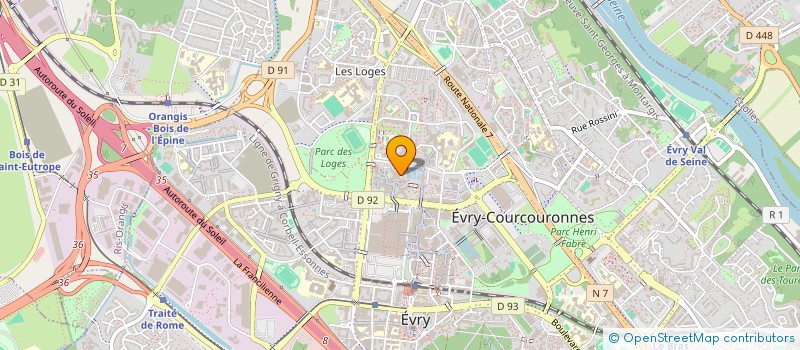 localisation de l'entreprise MONSIEUR ANANDA WEERATHUNGE KADAWATHAGEDARA à EVRY-COURCOURONNES