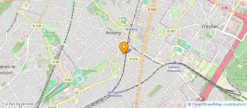 localisation de l'entreprise MONSIEUR ANANI ADJAMGBA à ANTONY