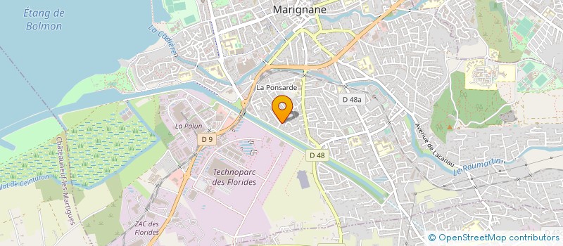 localisation de l'entreprise MONSIEUR ANANI HOUNZE à MARIGNANE