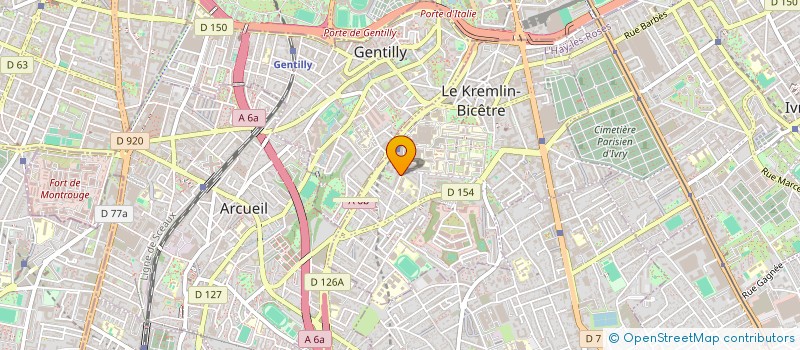 localisation de l'entreprise MONSIEUR ANAS ABDEL AAL  LE KREMLIN-BICETRE