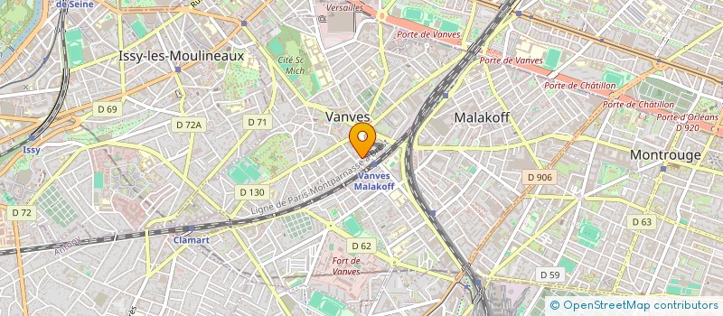 localisation de l'entreprise MONSIEUR ANAS BACHAR  VANVES