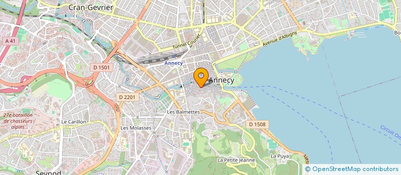 localisation de l'entreprise MONSIEUR ANAS BELHANE  ANNECY