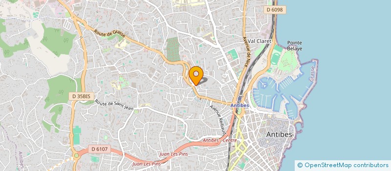 localisation de l'entreprise MONSIEUR ANAS BENACER à ANTIBES