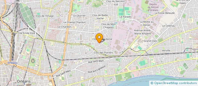 localisation de l'entreprise MONSIEUR ANAS BENAOUDA  ORLEANS
