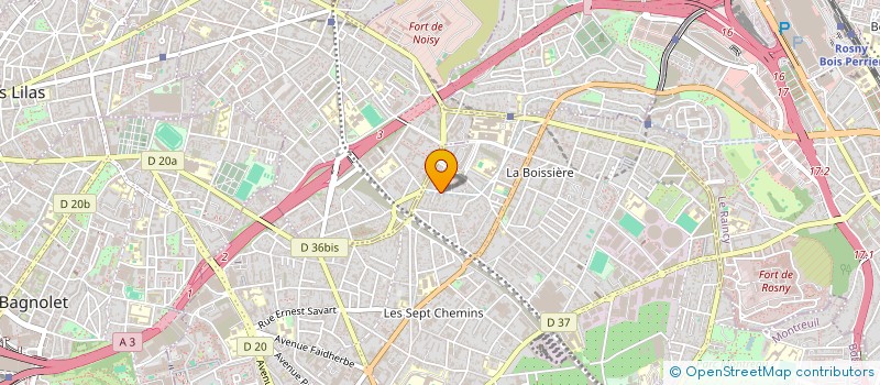 localisation de l'entreprise MONSIEUR ANAS BENGHALEM  MONTREUIL
