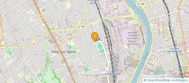 localisation de l'entreprise MONSIEUR ANAS BENJAMIN BENJAMIN  VITRY-SUR-SEINE