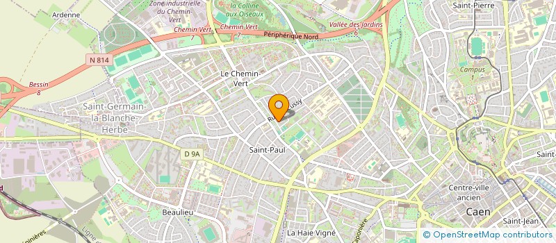 localisation de l'entreprise MONSIEUR ANAS BENNANI à CAEN
