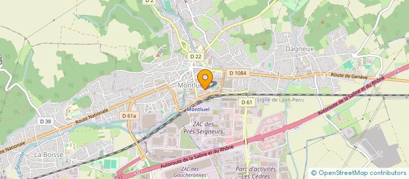 localisation de l'entreprise MONSIEUR ANAS BUFFA  MONTLUEL