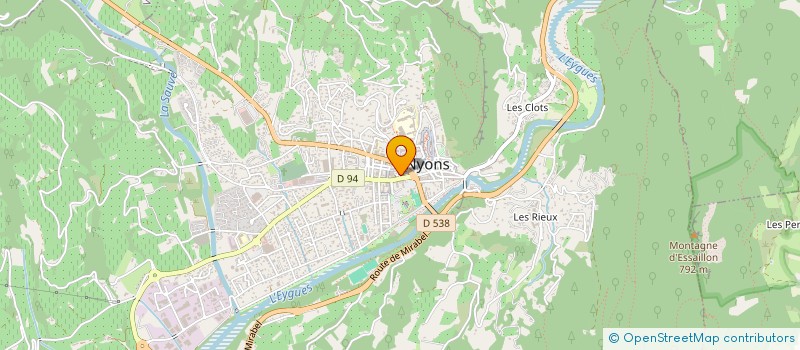 localisation de l'entreprise MONSIEUR ANAS DAOUAIRI à NYONS