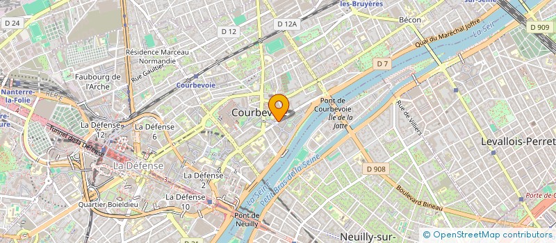 localisation de l'entreprise MONSIEUR ANAS FAOUR à COURBEVOIE
