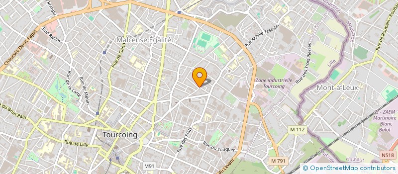 localisation de l'entreprise MONSIEUR ANAS HASSANI  TOURCOING