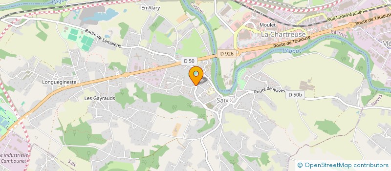 localisation de l'entreprise MONSIEUR ANAS KHYAD  SAIX