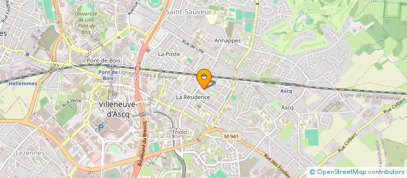 localisation de l'entreprise MONSIEUR ANAS KLAI  VILLENEUVE-D'ASCQ